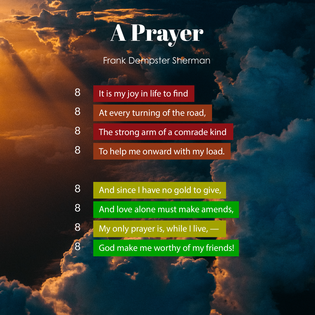 A Prayer - Poet Tree Poetry