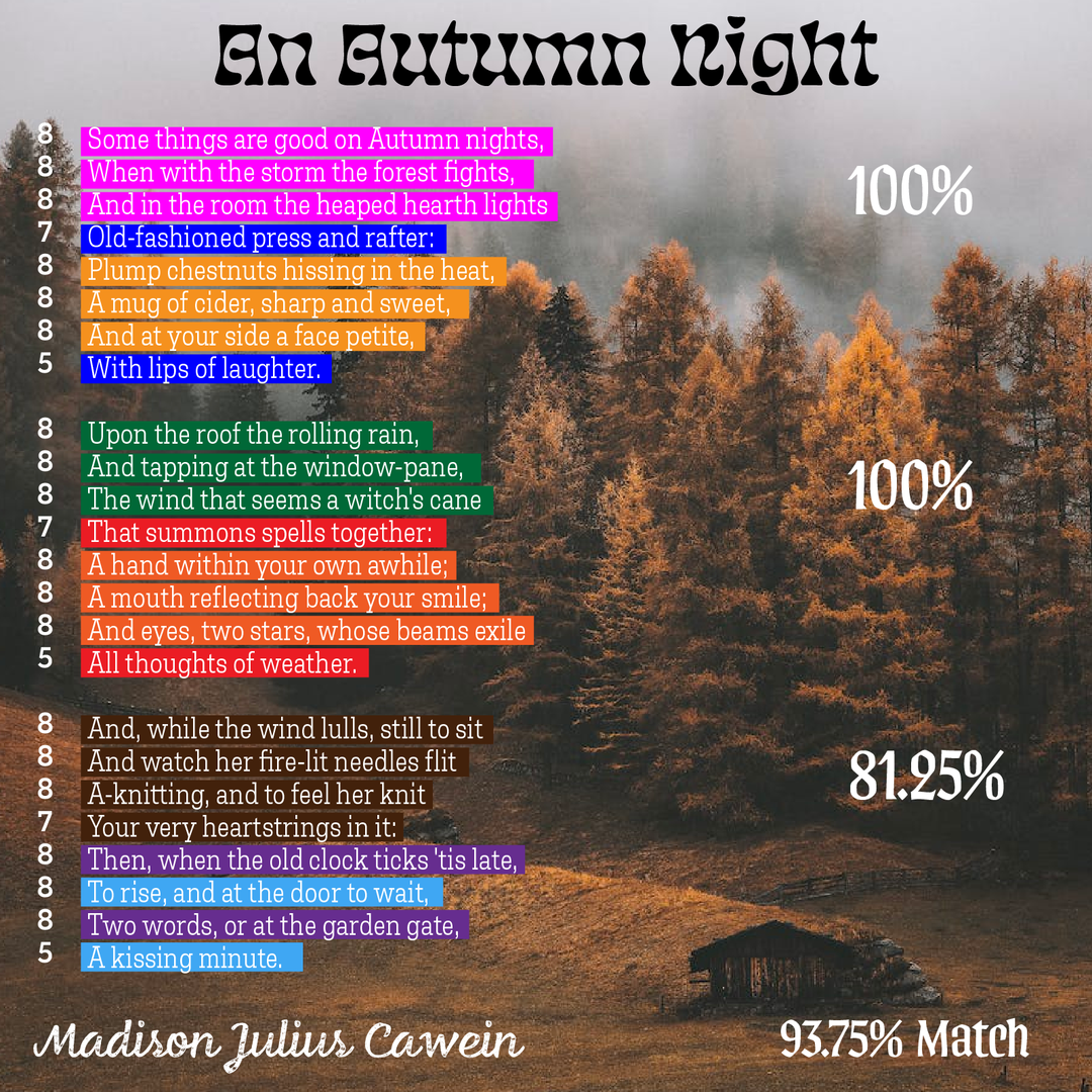 An Autumn Night - Poet Tree Poetry