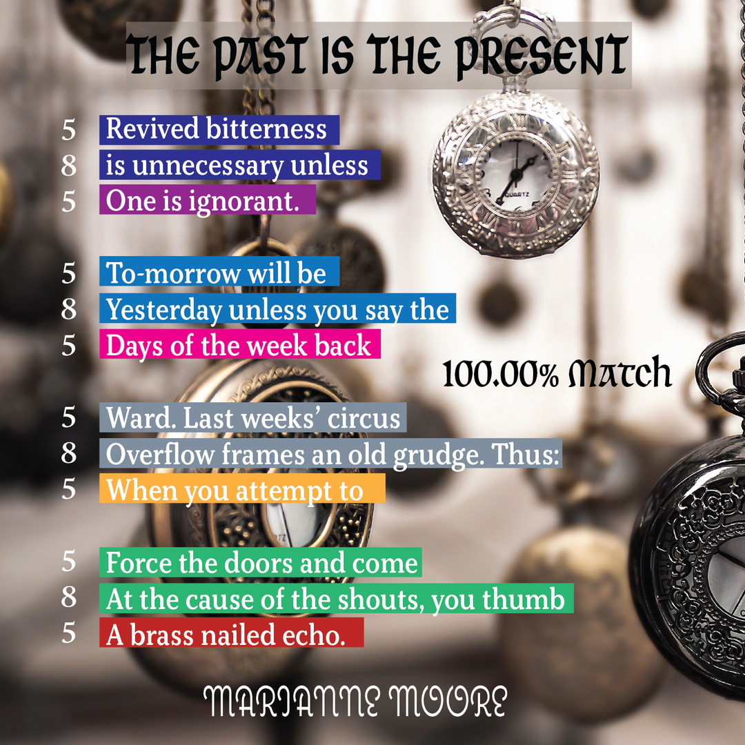 The Past is the Present - Poet Tree Poetry
