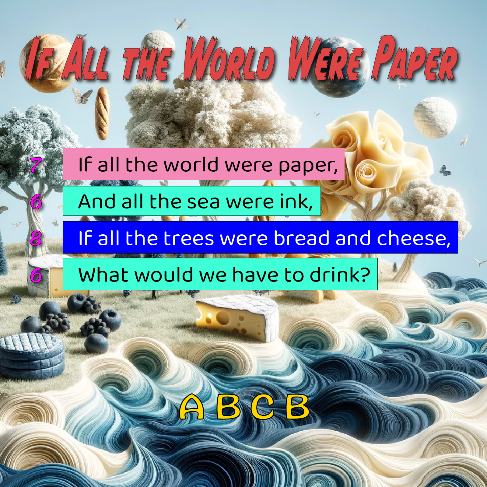 IF ALL THE WORLD WERE PAPER