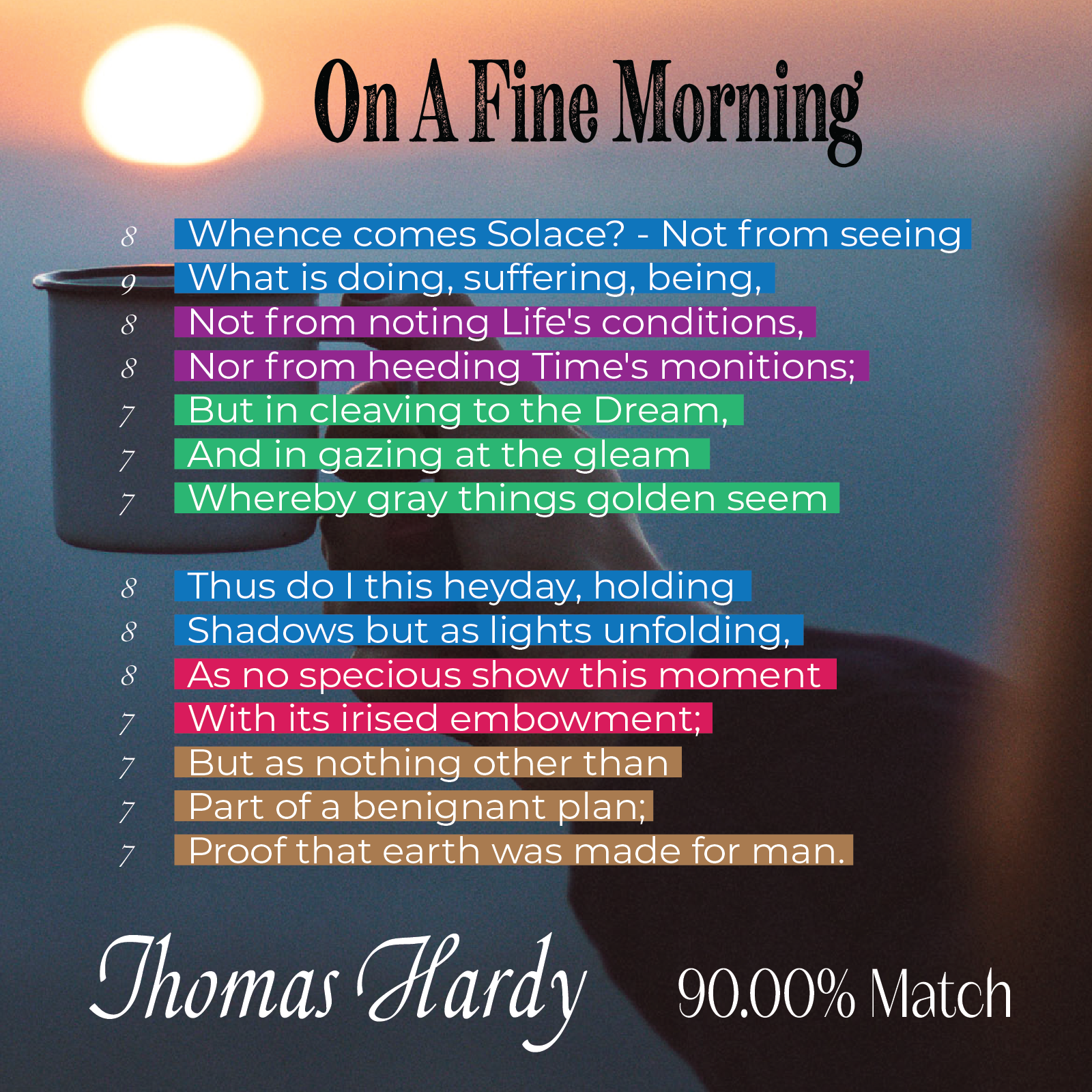 One Fine Morning - Poet Tree Poetry